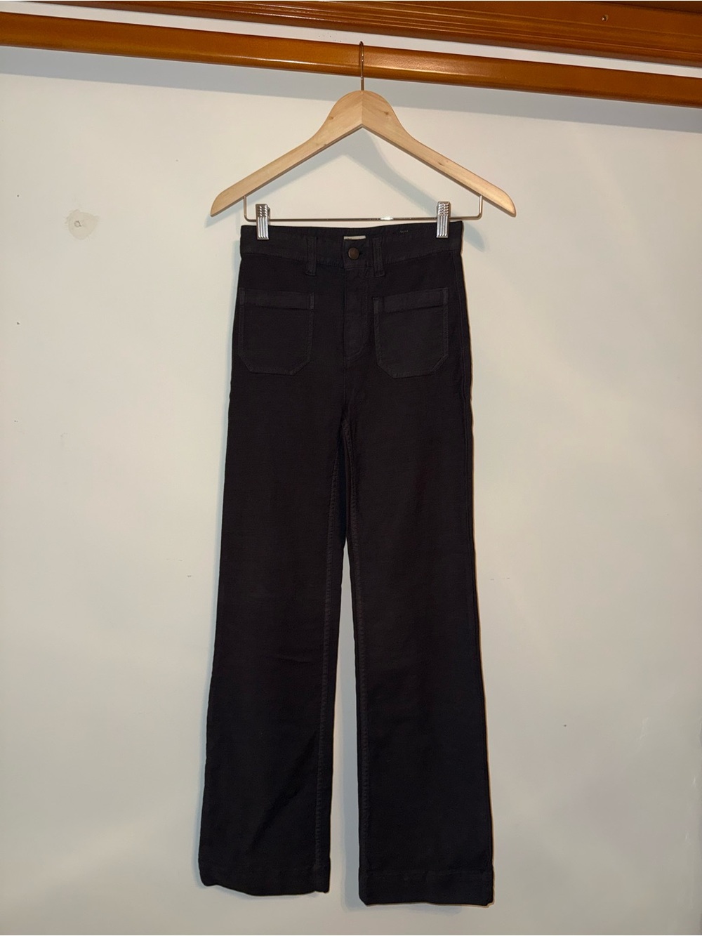 Stretch Terry Patch Pocket Pant - Onyx Black - Size 24